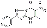 5-METHYL-6-NITRO-2-(4-PYRIDYL)[1,2,4]TRIAZOLO[1,5-A]PYRIMIDIN-7(4H)-ONE Struktur