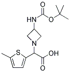 (3-TERT-BUTOXYCARBONYLAMINO-AZETIDIN-1-YL)-(5-METHYL-THIOPHEN-2-YL)-ACETIC A CID Struktur