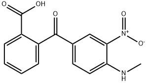 2-[4-(METHYLAMINO)-3-NITROBENZOYL]BENZOIC ACID Struktur