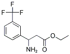 3-AMINO-3-(3-TRIFLUOROMETHYL-PHENYL)-PROPIONIC ACID ETHYL ESTER Struktur