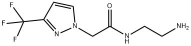 N-(2-AMINO-ETHYL)-2-(3-TRIFLUOROMETHYL-PYRAZOL-1-YL)-ACETAMIDE Struktur