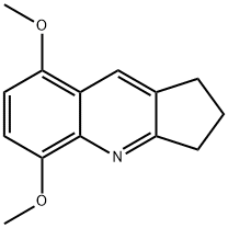 5,8-DIMETHOXY-2,3-DIHYDRO-1H-CYCLOPENTA[B]QUINOLINE Struktur