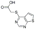 (THIENO[2,3-D]PYRIMIDIN-4-YLTHIO)ACETIC ACID Struktur