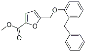 5-(2-BENZYL-PHENOXYMETHYL)-FURAN-2-CARBOXYLIC ACID METHYL ESTER Struktur