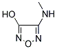 4-(METHYLAMINO)-1,2,5-OXADIAZOL-3-OL Struktur