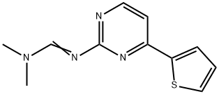 N,N-DIMETHYL-N'-[4-(2-THIENYL)-2-PYRIMIDINYL]IMINOFORMAMIDE Struktur