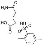 5-AMINO-2-[[(2,5-DIMETHYLPHENYL)SULFONYL]AMINO]-5-OXOPENTANOIC ACID Struktur