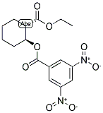 (1S,2S)-TRANS-2-(3',5'-DINITRO-BENZOYLOXY) CYCLOHEXANE CARBOXYLIC ACID ETHYL ESTER Struktur