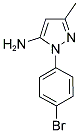 2-(4-BROMO-PHENYL)-5-METHYL-2H-PYRAZOL-3-YLAMINE Struktur