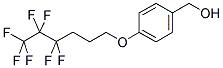 4-[3-(PERFLUOROPROPYL)PROPYL-1-OXY]BENZYL ALCOHOL Struktur