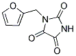 1-(2-FURYLMETHYL)IMIDAZOLIDINE-2,4,5-TRIONE Struktur