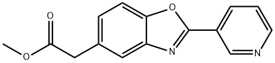 METHYL 2-[2-(3-PYRIDINYL)-1,3-BENZOXAZOL-5-YL]ACETATE Struktur