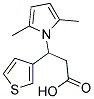 3-(2,5-DIMETHYL-1H-PYRROL-1-YL)-3-(3-THIENYL)PROPANOIC ACID Struktur