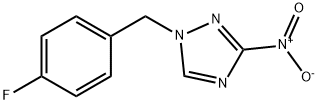 1-(4-FLUORO-BENZYL)-3-NITRO-1H-[1,2,4]TRIAZOLE Struktur