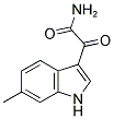 2-(6-METHYL-1H-INDOL-3-YL)-2-OXOACETAMIDE Struktur