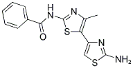 N-(2-AMINO-4'-METHYL-[4,5']BITHIAZOLYL-2'-YL)-BENZAMIDE Struktur