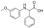 (3-METHOXY-PHENYLAMINO)-PHENYL-ACETIC ACID Struktur