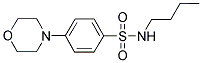 N-BUTYL-4-MORPHOLIN-4-YL-BENZENESULFONAMIDE Struktur