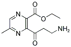 3-(3-AMINO-PROPIONYL)-5-METHYL-PYRAZINE-2-CARBOXYLIC ACID ETHYL ESTER Struktur