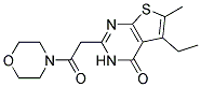 5-ETHYL-6-METHYL-2-(2-MORPHOLIN-4-YL-2-OXOETHYL)THIENO[2,3-D]PYRIMIDIN-4(3H)-ONE Struktur