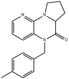 5-(4-METHYLBENZYL)-6A,7,8,9-TETRAHYDROPYRIDO[3,2-E]PYRROLO[1,2-A]PYRAZIN-6(5H)-ONE Struktur