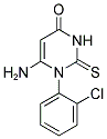 6-AMINO-1-(2-CHLOROPHENYL)-2-THIOXO-2,3-DIHYDRO-4(1H)-PYRIMIDINONE Struktur