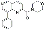 2-(MORPHOLIN-4-YLCARBONYL)-8-PHENYL-1,6-NAPHTHYRIDINE Struktur