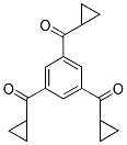 [3,5-BIS(CYCLOPROPYLCARBONYL)PHENYL](CYCLOPROPYL)METHANONE Struktur