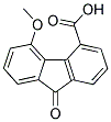 5-METHOXY-9-OXO-9H-FLUORENE-4-CARBOXYLIC ACID Struktur