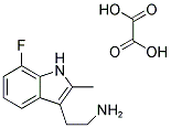 2-(7-FLUORO-2-METHYL-1H-INDOL-3-YL)ETHANAMINE OXALATE Struktur