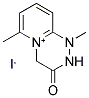 1,6-DIMETHYL-3-OXO-1H,2H,3H,4H-PYRIDO[2,1-C][1,2,4]TRIAZIN-5-IUM Struktur