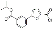 ISOPROPYL 3-[5-(CHLOROCARBONYL)-2-FURYL]BENZOATE Struktur