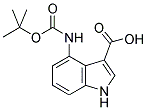 4-TERT-BUTOXYCARBONYLAMINO-1H-INDOLE-3-CARBOXYLIC ACID Struktur