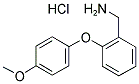 2-(4-METHOXYPHENOXY)BENZYLAMINE HYDROCHLORIDE Struktur