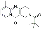 2-(2,2-DIMETHYLPROPANOYL)-6-METHYL-1,2,3,4-TETRAHYDRO-11H-DIPYRIDO[1,2-A:4',3'-D]PYRIMIDIN-11-ONE Struktur