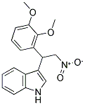 3-[1-(2,3-DIMETHOXY-PHENYL)-2-NITRO-ETHYL]-1H-INDOLE Struktur