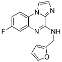 7-FLUORO-N-(2-FURYLMETHYL)IMIDAZO[1,2-A]QUINOXALIN-4-AMINE Struktur