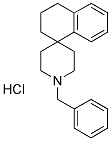 1'-BENZYL-3,4-DIHYDROSPIRO[NAPHTHALENE-1-(2H),4'-PIPERIDINE] HYDROCHLORIDE Struktur