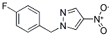 1-(4-FLUORO-BENZYL)-4-NITRO-1H-PYRAZOLE Struktur
