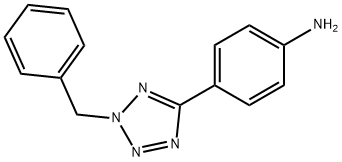 4-(2-BENZYL-2 H-TETRAZOL-5-YL)-PHENYLAMINE Struktur