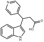 3-(1 H-INDOL-3-YL)-3-PYRIDIN-4-YL-PROPIONIC ACID Struktur