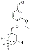 4-(1-ADAMANTYLMETHOXY)-3-ETHOXYBENZALDEHYDE Struktur