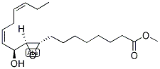 METHYL 9(S),10(S)-EPOXY-11(S)-HYDROXY-12(Z),15(Z)-OCTADECENOATE Struktur