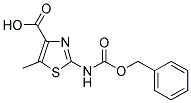 CBZ-2-AMINO-5-METHYLTHIAZOLE-4-CARBOXYLIC ACID Struktur