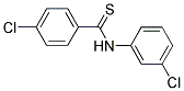 4-CHLORO-N-(3-CHLOROPHENYL)BENZENECARBOTHIOAMIDE Struktur