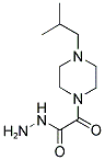 (4-ISOBUTYL-PIPERAZIN-1-YL)-OXO-ACETIC ACID HYDRAZIDE Struktur