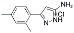 5-(2,4-DIMETHYLPHENYL)-1H-PYRAZOL-3-YLAMINE HYDROCHLORIDE Struktur