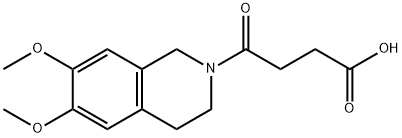 4-(6,7-DIMETHOXY-3,4-DIHYDRO-1H-ISOQUINOLIN-2-YL)-4-OXO-BUTYRIC ACID Struktur