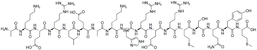 AMYLOID BETA/A4 PRECURSOR PROTEIN [319-335], HUMAN Struktur