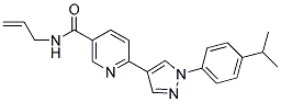 N-ALLYL-6-[1-(4-ISOPROPYLPHENYL)-1H-PYRAZOL-4-YL]NICOTINAMIDE Struktur